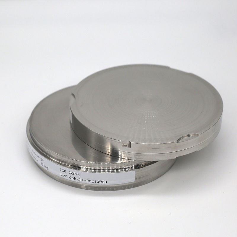 Οδοντιατρικός μεταλλικός δίσκος 98mm Cobalt Chrome Alloy Block Cobalt Disc για οδοντιατρικό εργαστήριο