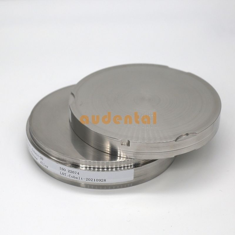 Οδοντιατρικό εργαστήριο χρησιμοποιεί 98x12mm Μεταλλικό χάλυβα Κοβάλτιο Χρώμιο Cocr Disc Κοβάλτιο Χρώμιο Χρώμιο Disc