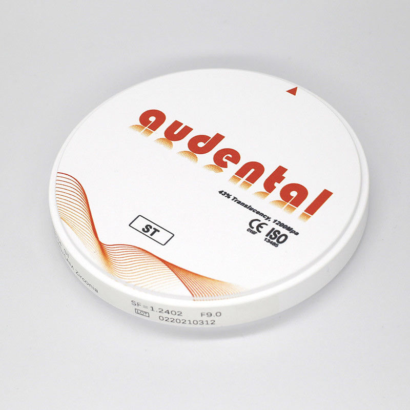 ST/DST CAD CAM Dental Zirconia Block D σχήμα 95 mm πλήρες στερεό στεφάνι CE