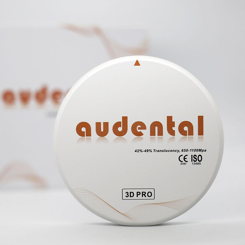 3D Pro Zirconia Dental White CAD CAM Block 98/95/92mm Ανοιχτό Σύστημα CE