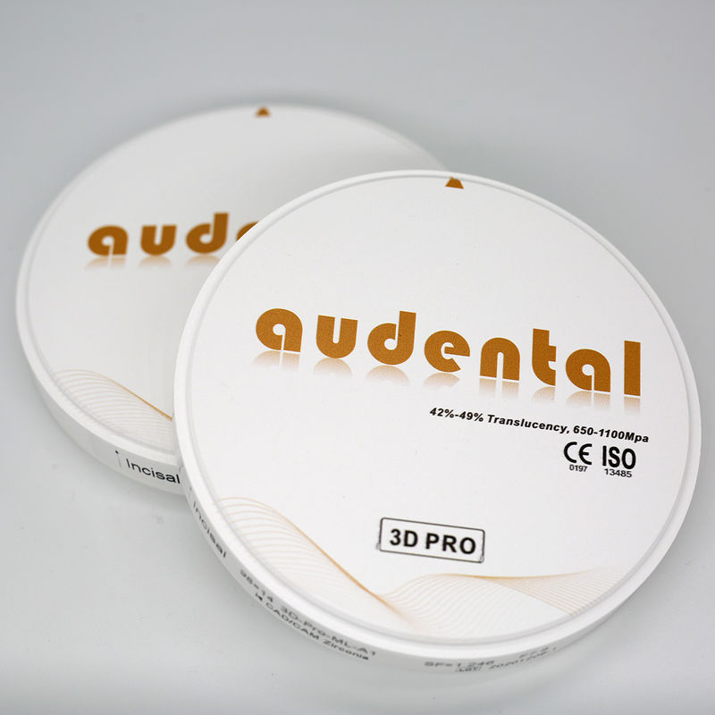 92/95/98mm Οδοντιατρικό Εργαστήριο 3D Pro Zirconia Block με υψηλή διαυγή και πολυεπίπεδο σχεδιασμό