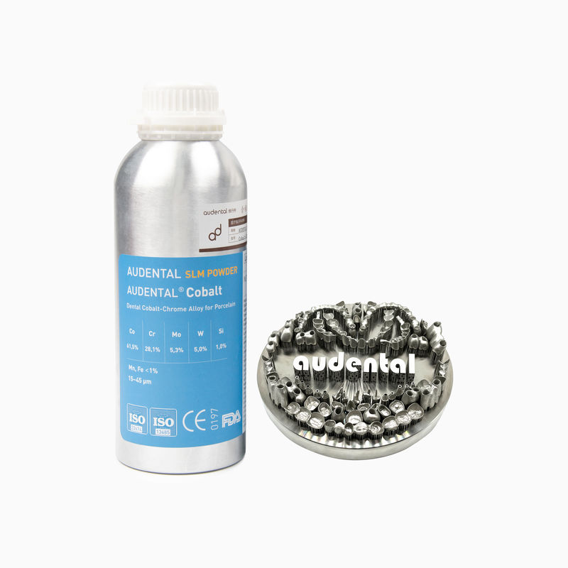 Επαγγελματική σκόνη CoCr Cobalt Chromium SLM για οδοντιατρική 3D εκτύπωση μετάλλων μερικών πλαισίων και πλαισίων