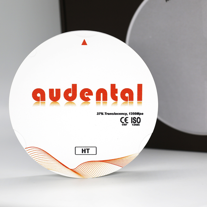 Audental HT/DHT Λευκά 98mm Μπλοκ Ζιρκονίας Εργαστηρίου Οδοντιατρικής Συστήματος CAD CAM Τιμή Εργοστασίου Οδοντιατρικά Αναλώσιμα Οδοντιατρική Ζιρκονία