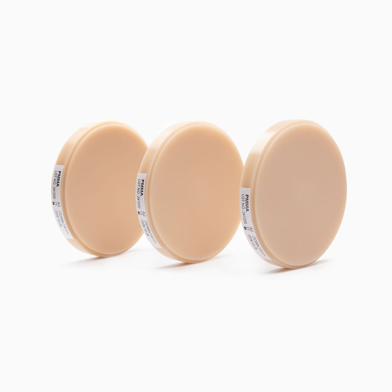 Οδοντιατρική Pmma Block Pink A2 προσφέροντας επιδόσεις άλεσης και φυσική αισθητική των ούλων για διάφορες εφαρμογές οδοντιατρικών εργαστηρίων