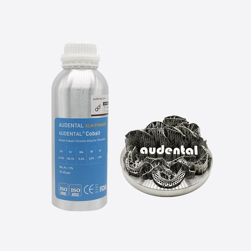 Dental 3D Metal Print Cobalt SLM Powder with 15 to 45 Micron Particle Size for Production of Crowns Bridges and Dental Restorations