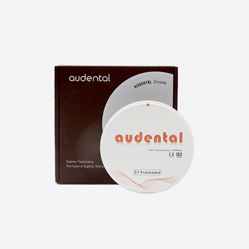 Προ-σκιασμένο μπλοκ ζιρκονίας που προσφέρει βιοσυμβατό υλικό και εξαιρετική οπτική συμπεριφορά για φυσικές οδοντιατρικές αποκαταστάσεις