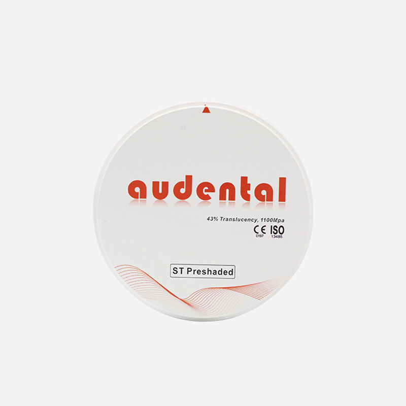 Προ-σκιασμένο μπλοκ ζιρκονίας που προσφέρει βιοσυμβατό υλικό και εξαιρετική οπτική συμπεριφορά για φυσικές οδοντιατρικές αποκαταστάσεις