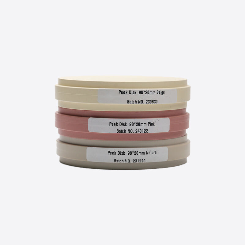 Οδοντικό μπλοκ PMMA για τη δημιουργία προσωρινών στεφανών, γεφυρών και ολικών οδοντοστοιχιών με ιδιότητες αδιάλυτης απορρόφησης νερού