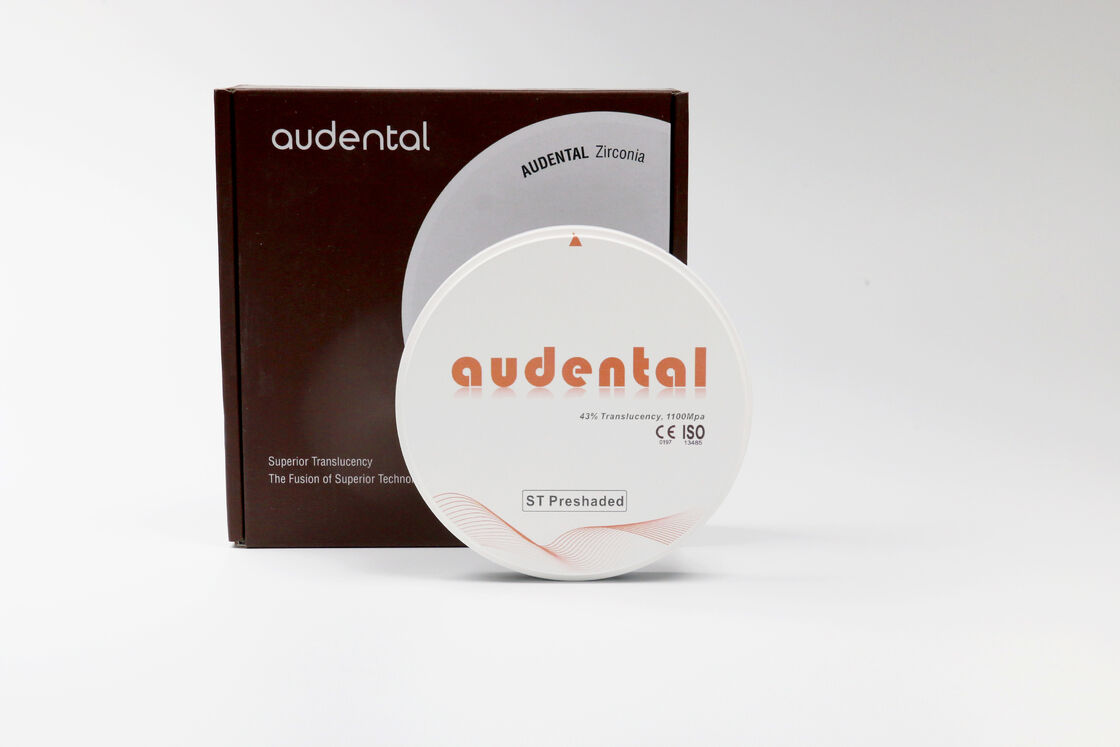 Προ-σκιωμένο μπλοκ ζιρκόνιας που παρέχει ομοιόμορφη ακρίβεια χρώματος και υψηλή διαφανειακότητα για φυσικές οδοντικές αποκαταστάσεις