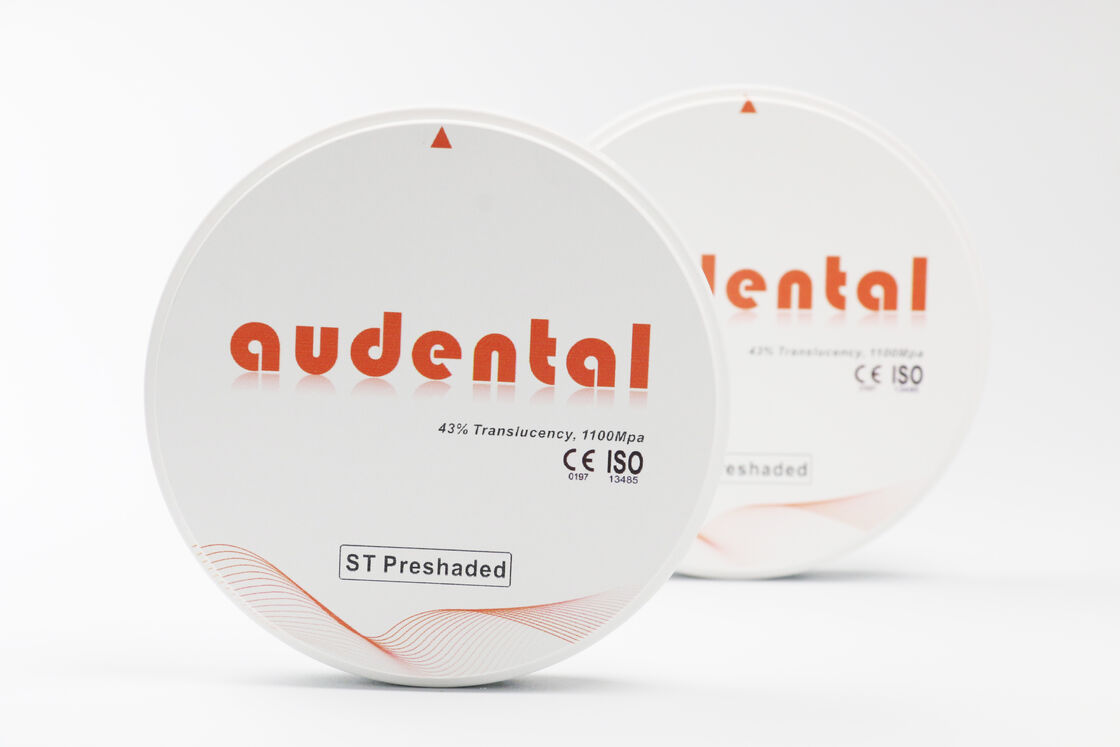 Προ-σκιωμένο μπλοκ ζιρκόνιας που παρέχει ομοιόμορφη ακρίβεια χρώματος και υψηλή διαφανειακότητα για φυσικές οδοντικές αποκαταστάσεις