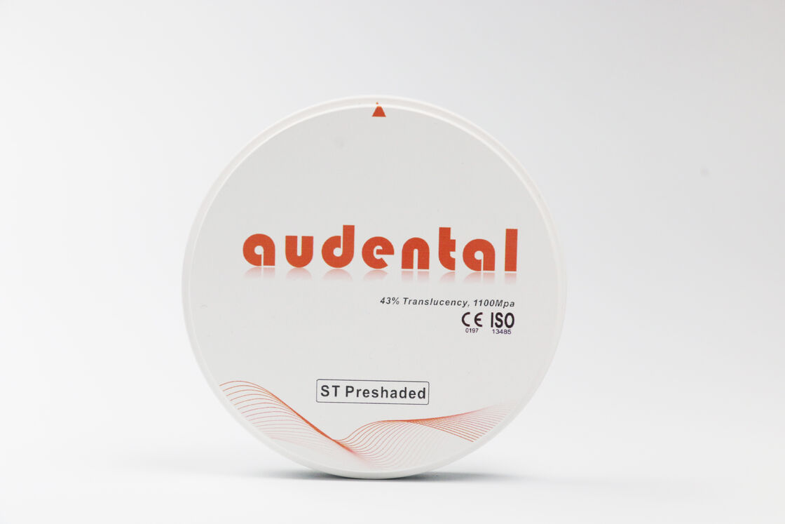 Προ-σκιωμένο μπλοκ ζιρκόνιας που παρέχει ομοιόμορφη ακρίβεια χρώματος και υψηλή διαφανειακότητα για φυσικές οδοντικές αποκαταστάσεις