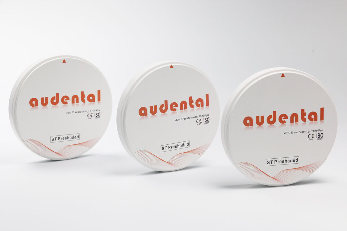 Προ-σκιωμένο μπλοκ ζιρκόνιας που παρέχει ομοιόμορφη ακρίβεια χρώματος και υψηλή διαφανειακότητα για φυσικές οδοντικές αποκαταστάσεις