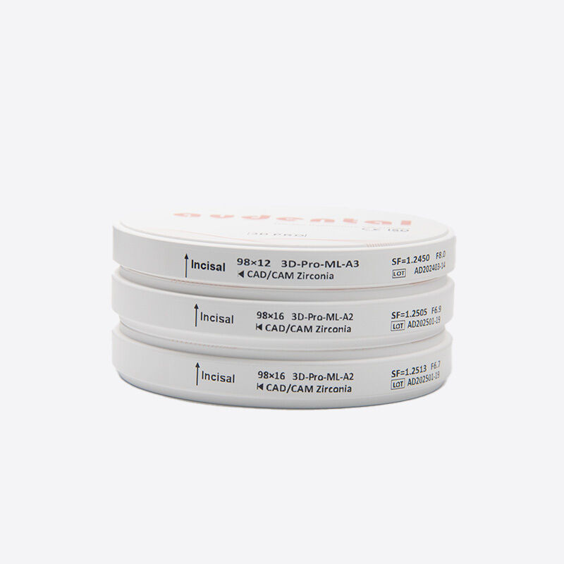 Οδοντιατρικό μπλοκ ζιρκονίας ιδανικό για οδοντοτεχνικά εργαστήρια που παράγουν στεφάνες, γέφυρες και εξαρτήματα εμφυτευμάτων με συνεπή αποτελέσματα