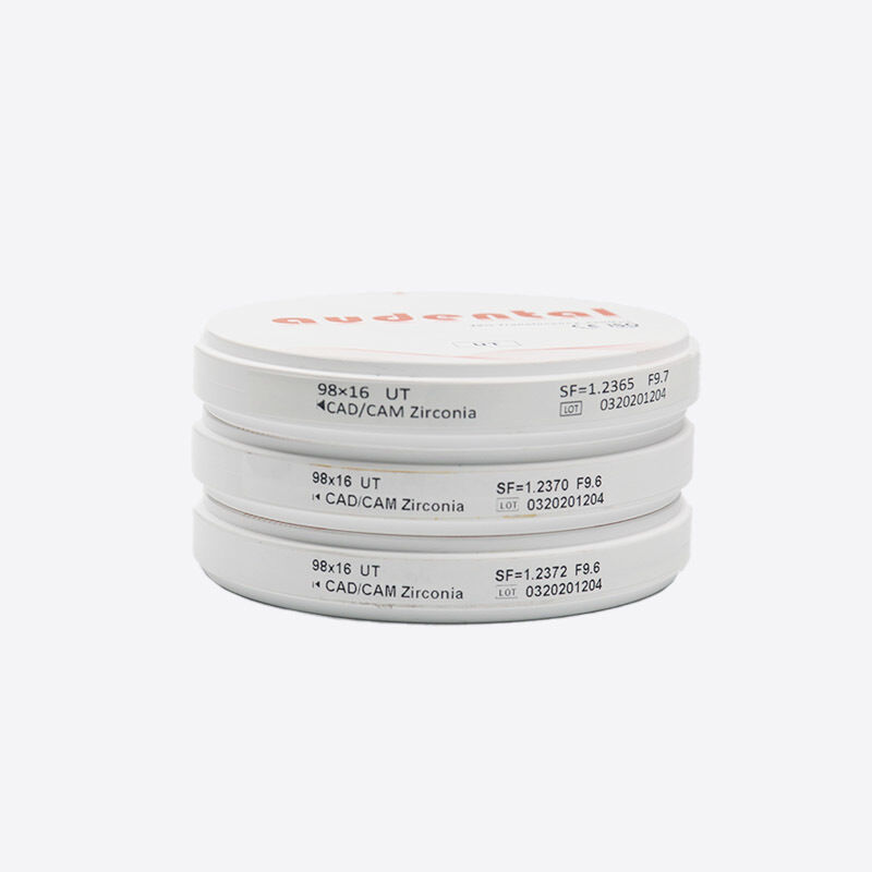 Μπλοκ Ζιρκονίας Οδοντιατρικής Διαθέσιμο σε 16 Αποχρώσεις VITA και Αποχρώσεις Bleach με Αντοχή σε Κάμψη Πάνω από 600 MPa για Ανθεκτικότητα