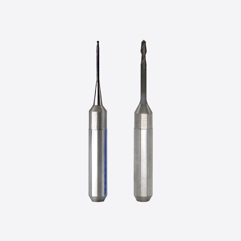 Εργαλείο φρεζαρίσματος Zirconia Milling Bur με επίστρωση διαμαντιού, βελτιστοποιημένο για άλεση γυάλινων κεραμικών ζιρκονίας PMMA και κεριού με φινίρισμα επιφάνειας