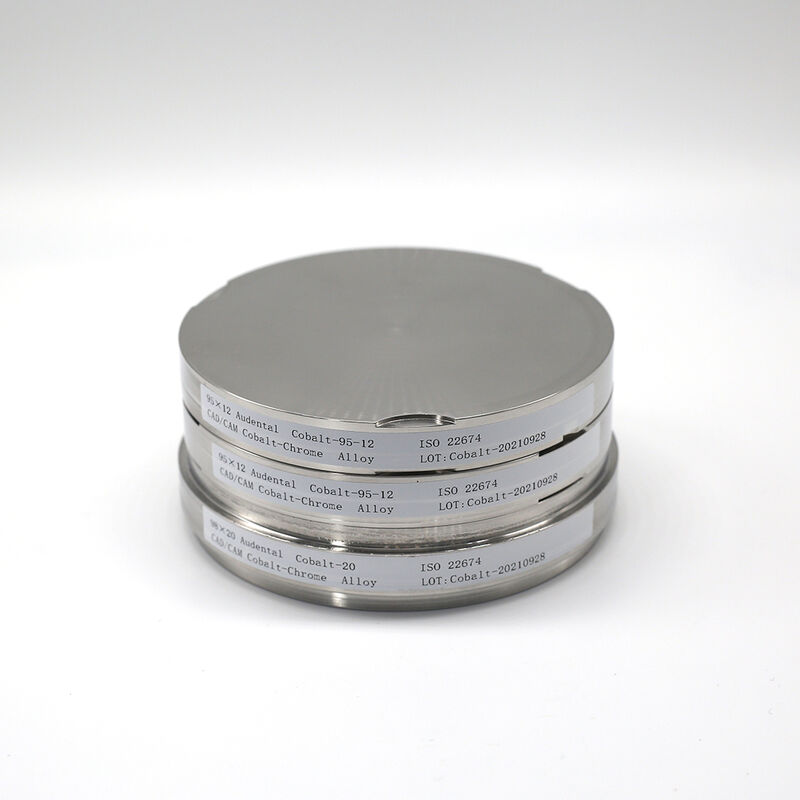 Ανθεκτικός δίσκος από κράμα Cobalt Chrome Block για οδοντιατρική άλεση που παρέχει υψηλή αντοχή στην διάβρωση και απόδοση αντοχής στη διάβρωση