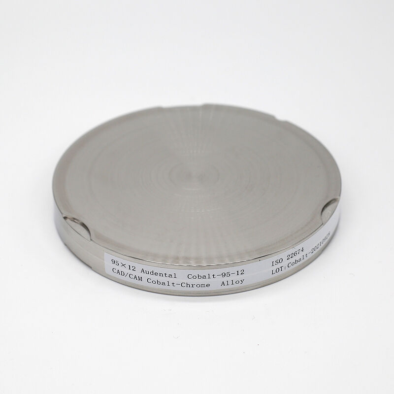 Ανθεκτικός δίσκος από κράμα Cobalt Chrome Block για οδοντιατρική άλεση που παρέχει υψηλή αντοχή στην διάβρωση και απόδοση αντοχής στη διάβρωση
