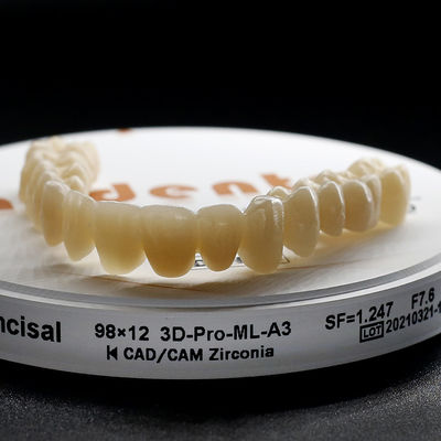 3D Pro Zirconia Blocks Dental CAD CAM Blanks Vita14 Shade ISO