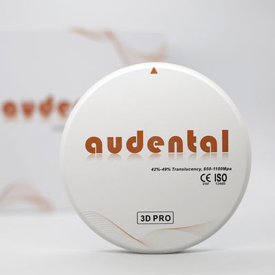 3D Pro Zirconia Dental White CAD CAM Block 98/95/92mm Ανοιχτό Σύστημα CE