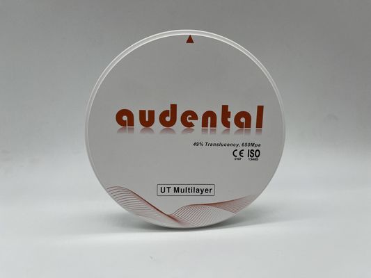 Προηγμένο UT/DUT Πολυστρωματικό Οδοντιατρικό Μπλοκ Ζιρκονίας για Οδοντιατρικό Εργαστήριο