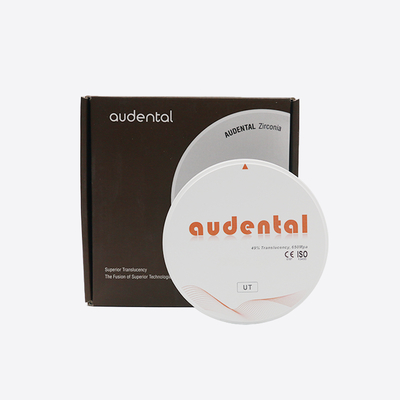 Audental Hot Product UT/DUT Λευκή οδοντική ζιρκόνια Καλή τιμή για οδοντικό εργαστήριο